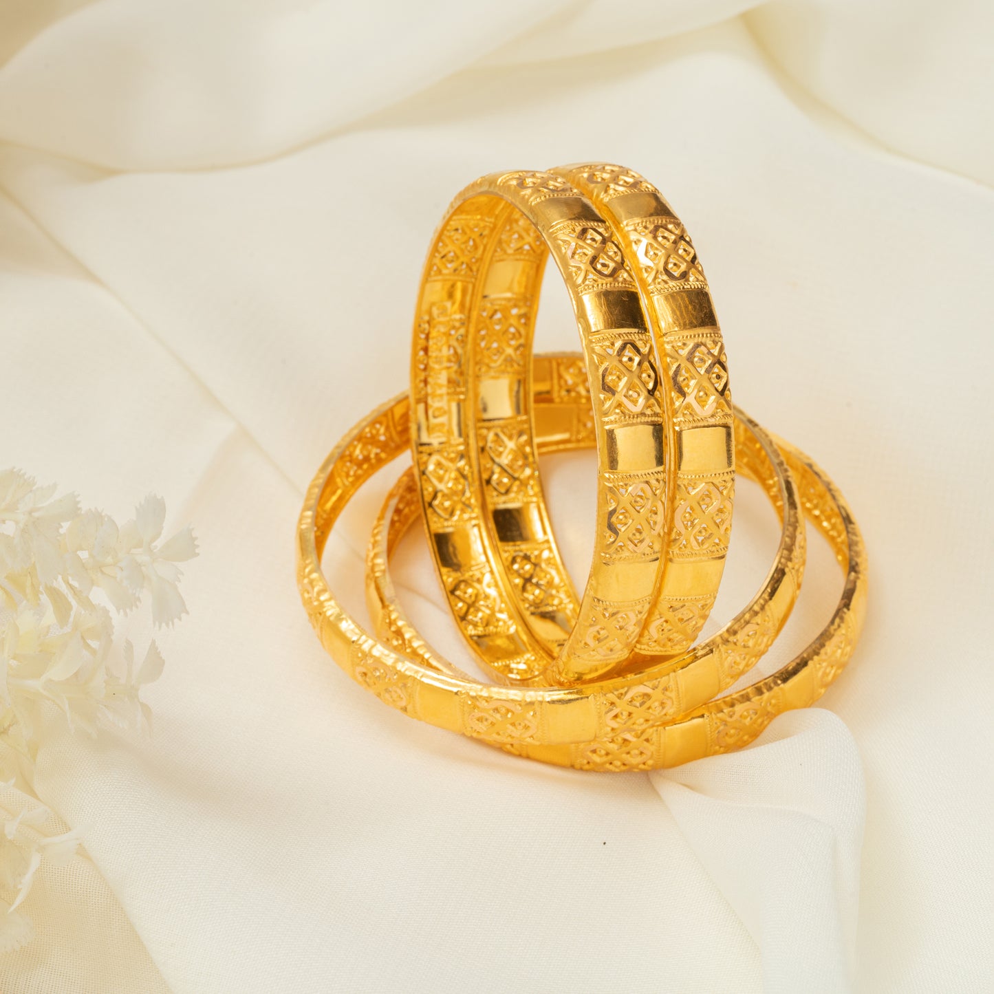 22KT Diya Bangles