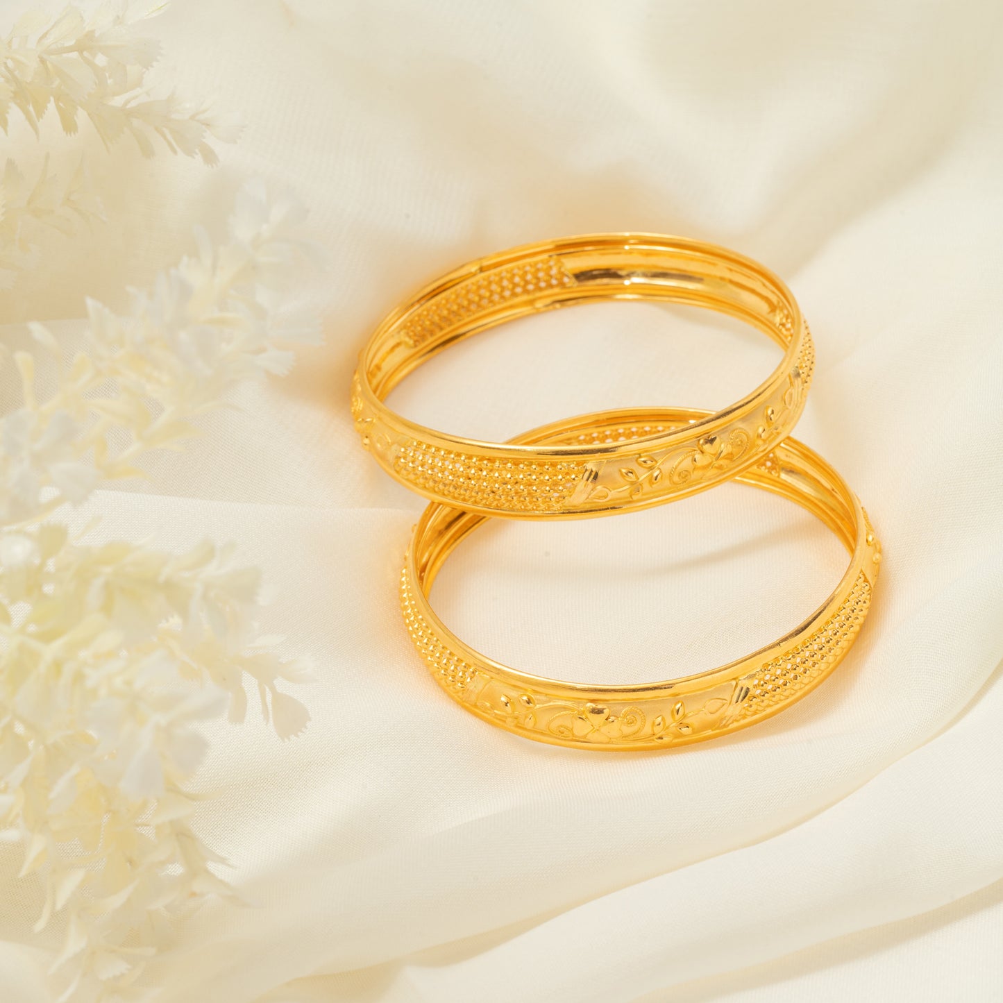 22KT Diya Bangles