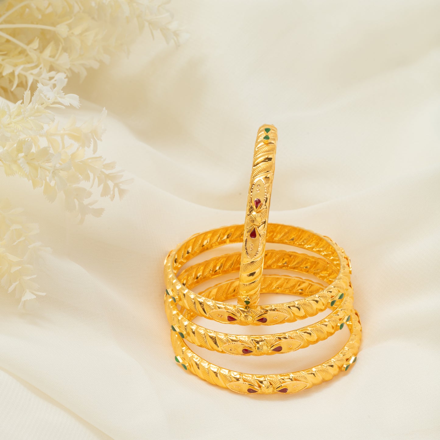 22KT Aurora Bangles