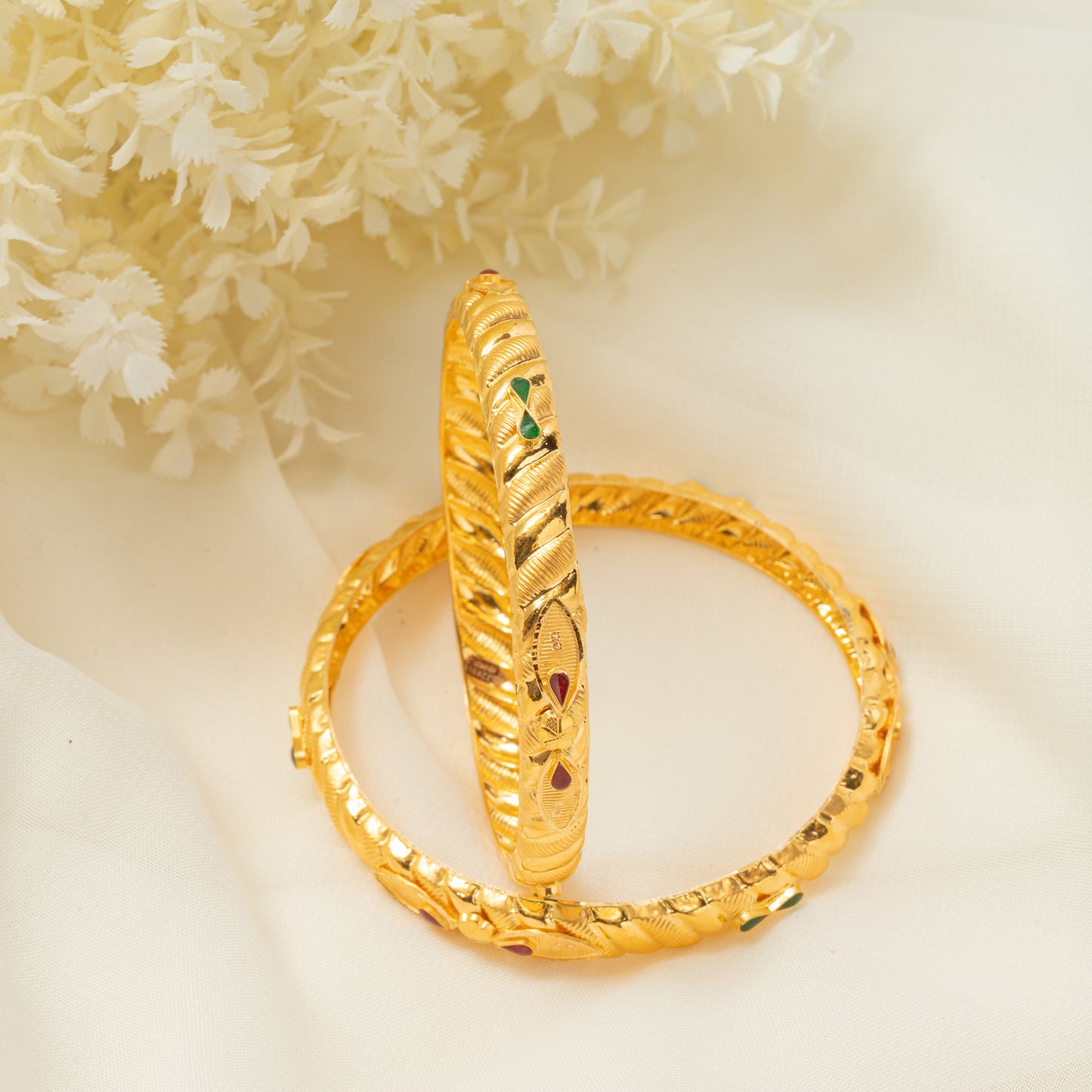 22KT Aurora Bangles