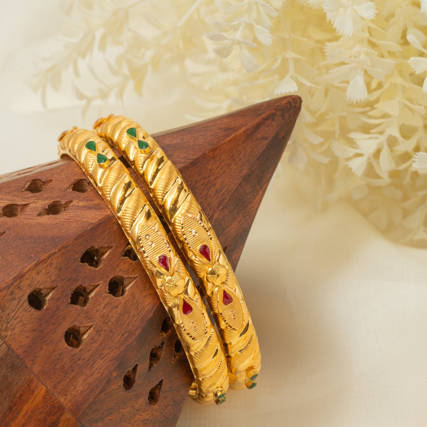 22KT Aurora Bangles