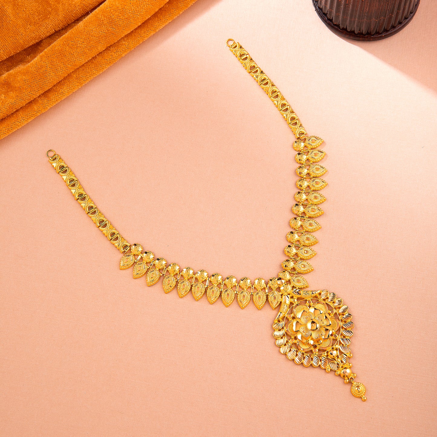 22KT Kamala Kerala Necklace
