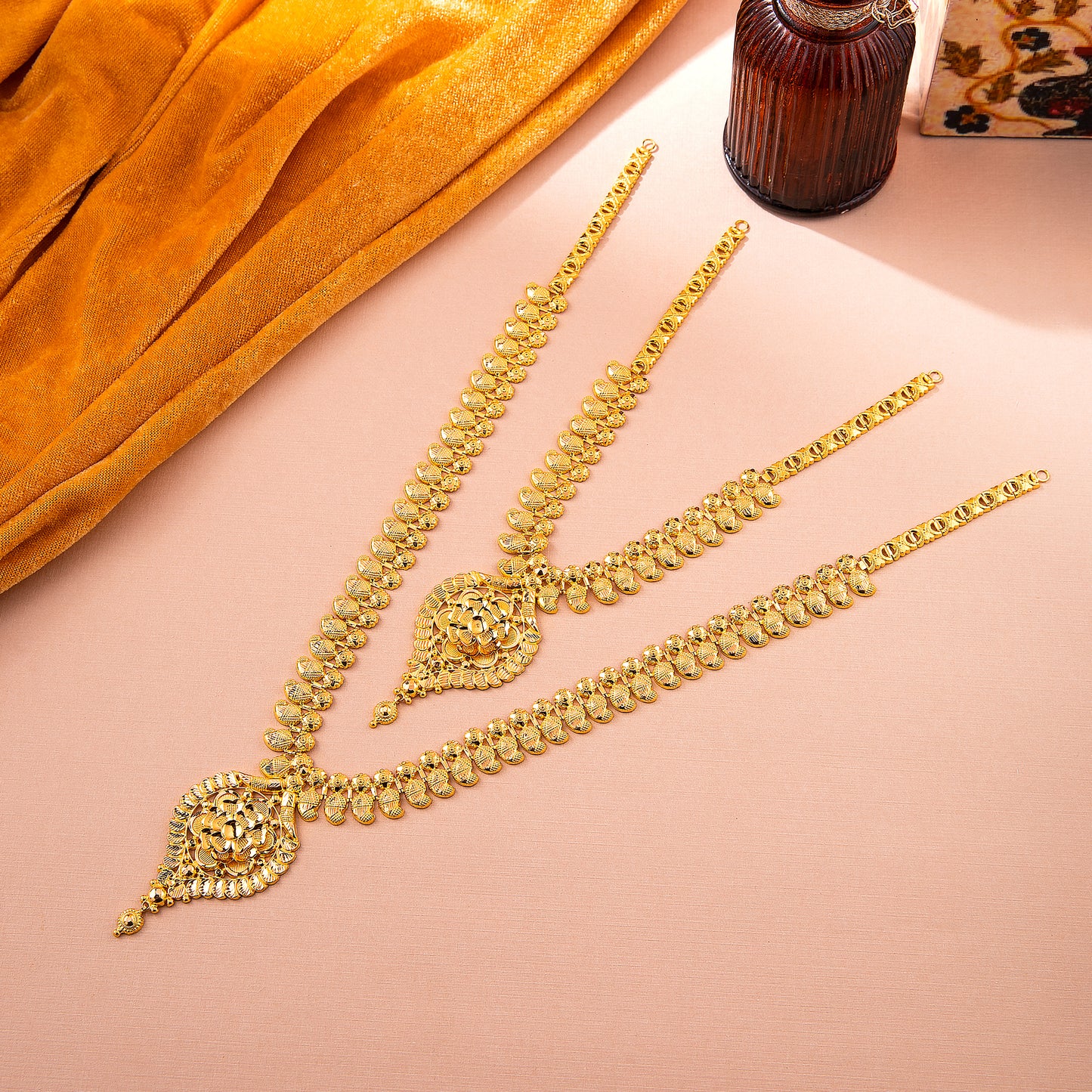 22KT Padma Kerala Necklace