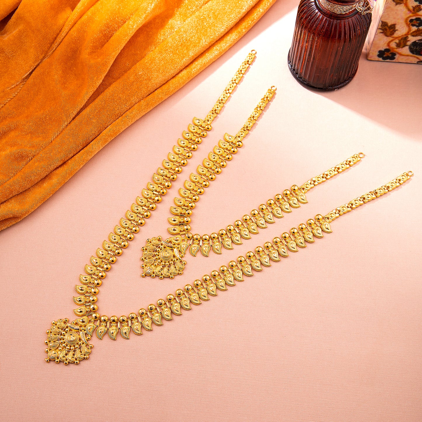 22KT Sumitra Kerala Necklace
