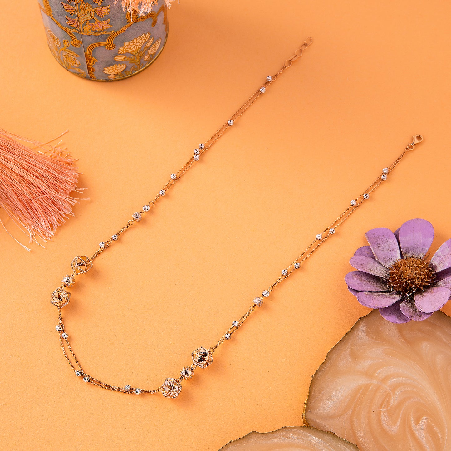 18KT Savannah Rosegold Chain
