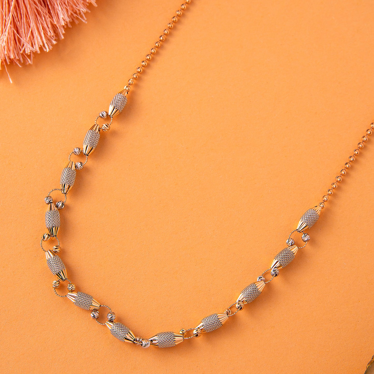 18KT Faith Rosegold Chain