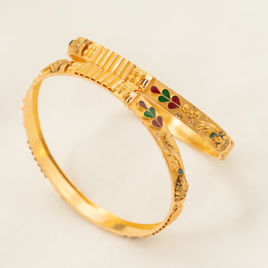 22KT Lakshmi Bangles