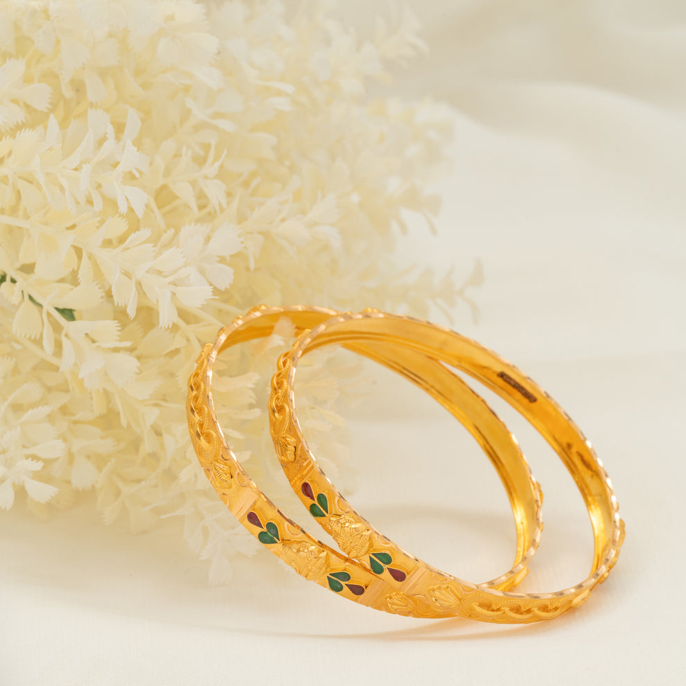 22KT Devi Bangles – MRJ JEWELLERS B2B
